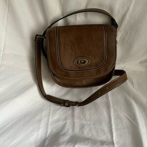 Justin Boots Dark Brown Crossbody Bag